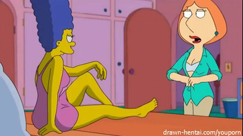 Marge Simpsons e Lois Griffin – Family Guy Hentai Lesbico