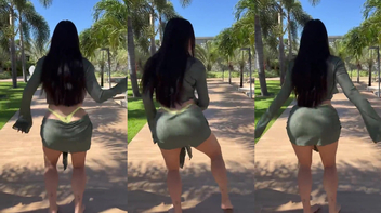 Taina Costa dançando sua bunda grande e gostosa