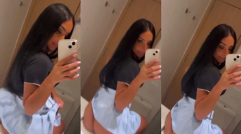 Ya Malb mostrando a bunda com calcinha fio dental