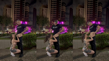 Mc Mayara privacy mamando no meio da rua